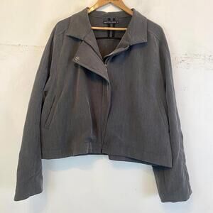 MATTHILDUR Gray blazer jacket sz 4